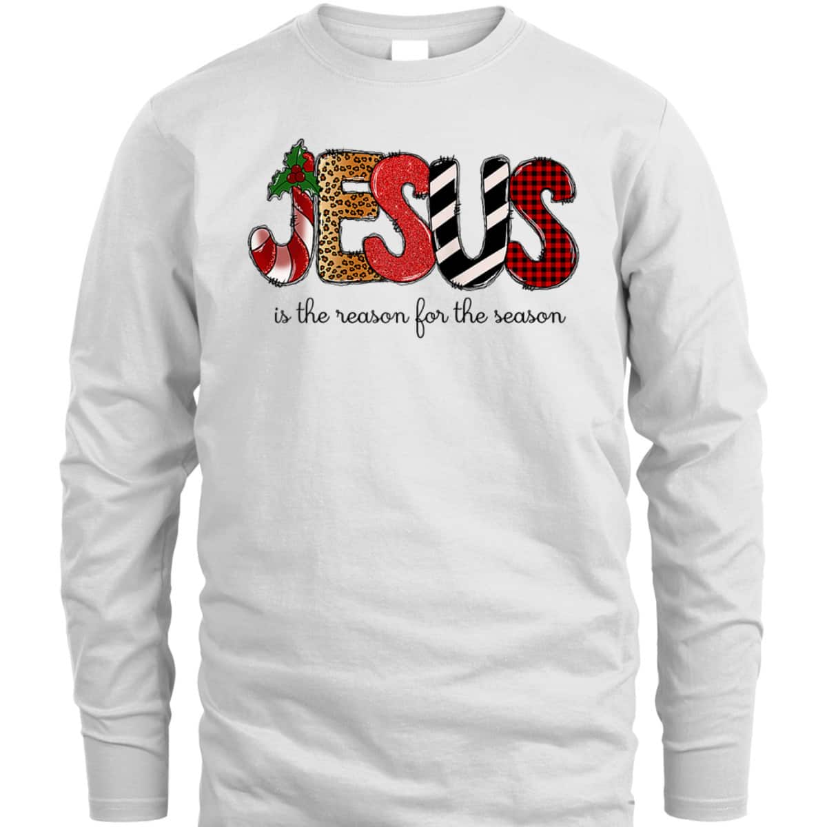 Jesus The Reason Xmas Holiday Season Christmas Religious Christian T-Shirt Jesus The Reason Xmas Holiday Season Christmas Religious Christian T-Shirt