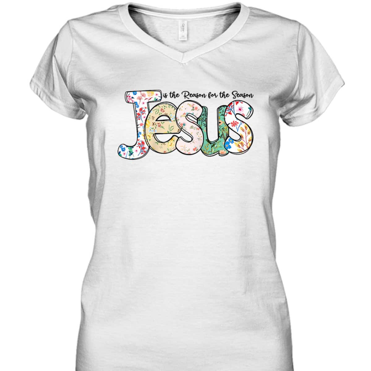 Christian Jesus The Reason Xmas Religious Holiday Season Christmas T-Shirt Christian Jesus The Reason Xmas Religious Holiday Season Christmas T-Shirt