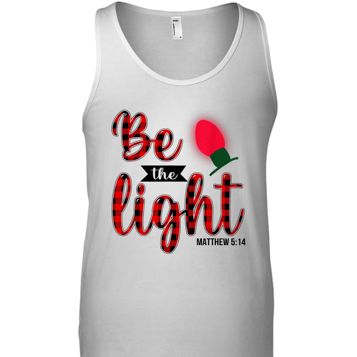 Be The Lights Christian Bible Verse Christmas Lights T-Shirt