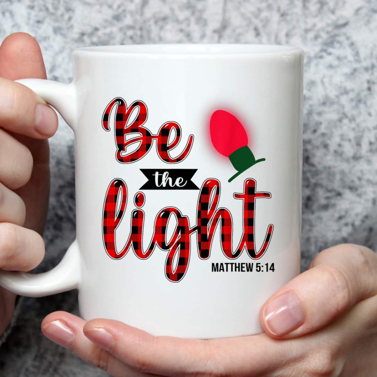 Be The Lights Christian Bible Verse Christmas Lights T-Shirt