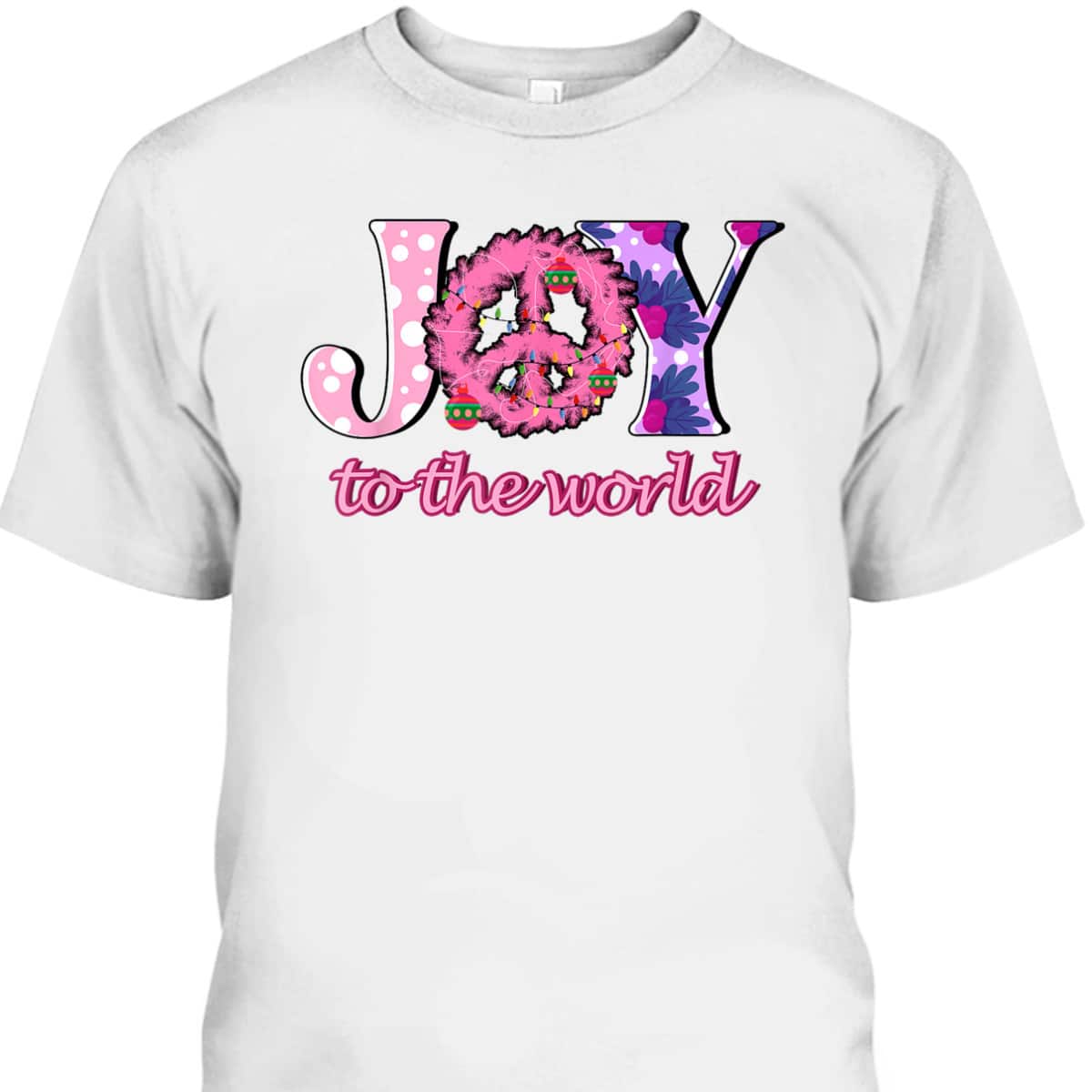 Joy To The Whole World Christian Faith Christmas Holiday T-Shirt Joy To The Whole World Christian Faith Christmas Holiday T-Shirt