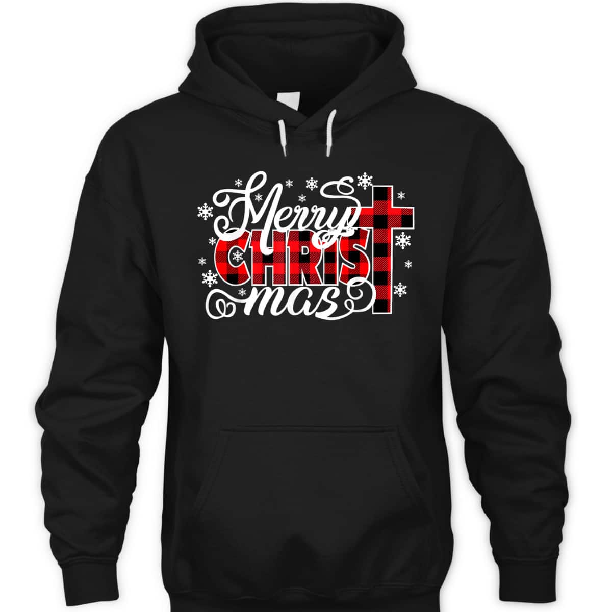 Merry Christmas Red Buffalo Plaid Christ-Mas T-Shirt Merry Christmas Red Buffalo Plaid Christ-Mas T-Shirt