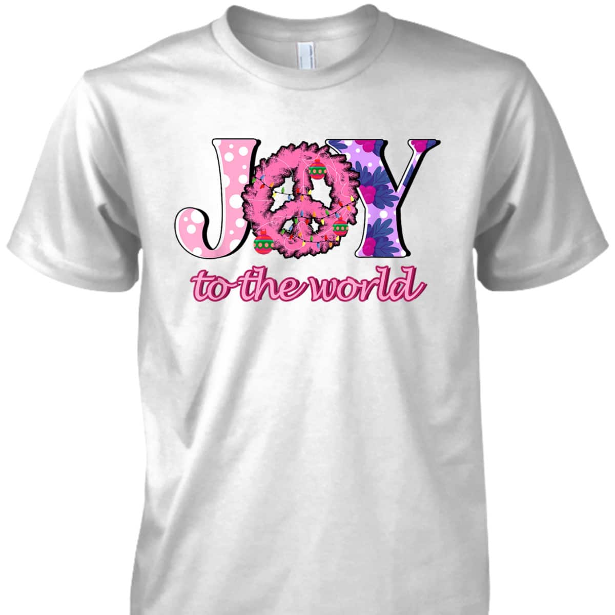 Joy To The Whole World Christian Faith Christmas Holiday T-Shirt Joy To The Whole World Christian Faith Christmas Holiday T-Shirt