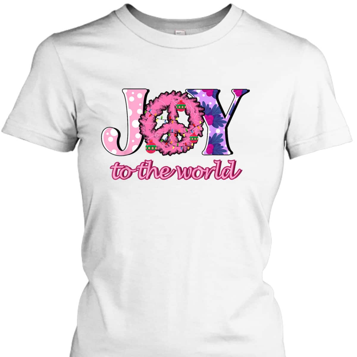 Joy To The Whole World Christian Faith Christmas Holiday T-Shirt Joy To The Whole World Christian Faith Christmas Holiday T-Shirt