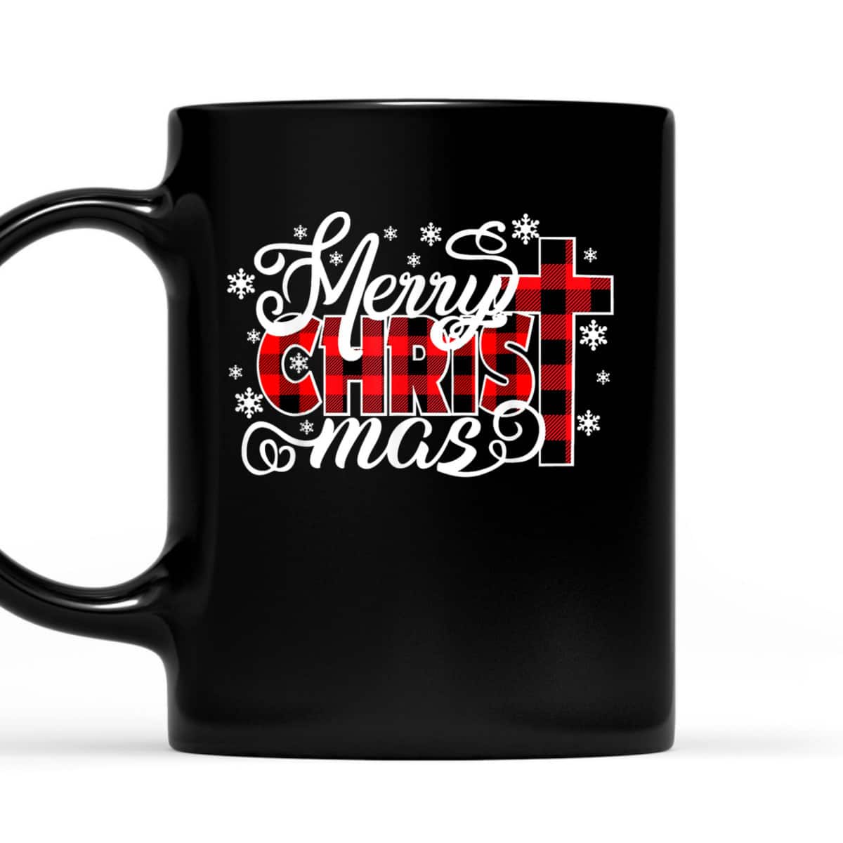 Merry Christmas Red Buffalo Plaid Christ-Mas T-Shirt Merry Christmas Red Buffalo Plaid Christ-Mas T-Shirt