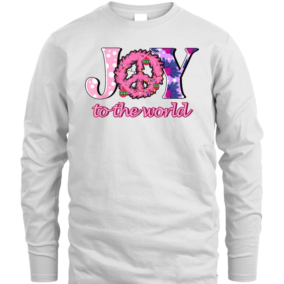 Joy To The Whole World Christian Faith Christmas Holiday T-Shirt Joy To The Whole World Christian Faith Christmas Holiday T-Shirt