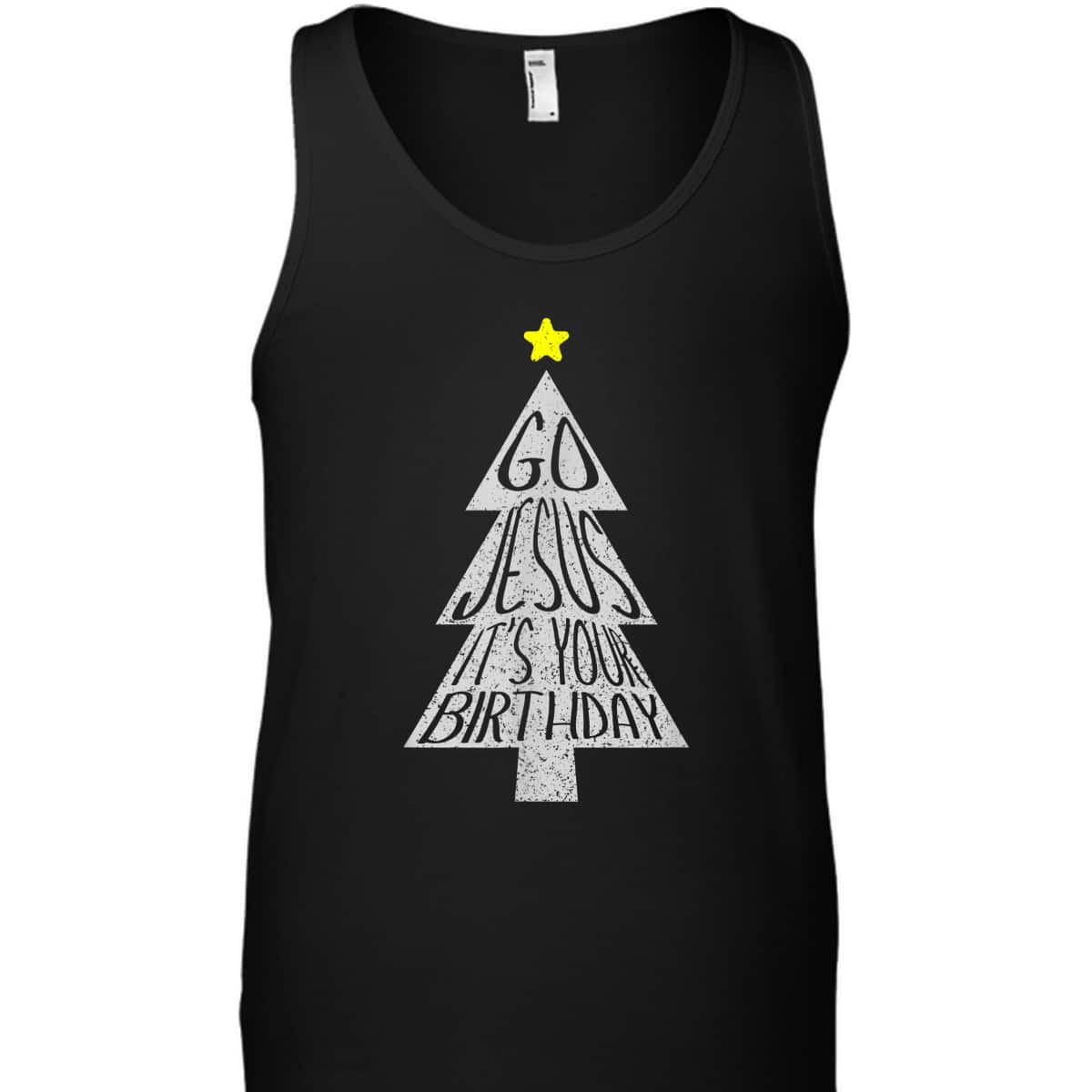 Distressed Go Jesus Its Your Birthday Christmas Xmas T-Shirt