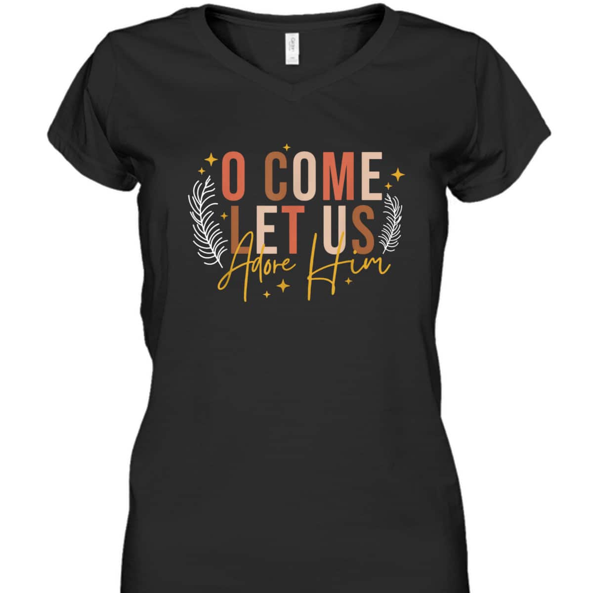 Funny Christian Christmas Jesus Xmas O Come Let Us Adore Him T-Shirt Funny Christian Christmas Jesus Xmas O Come Let Us Adore Him T-Shirt
