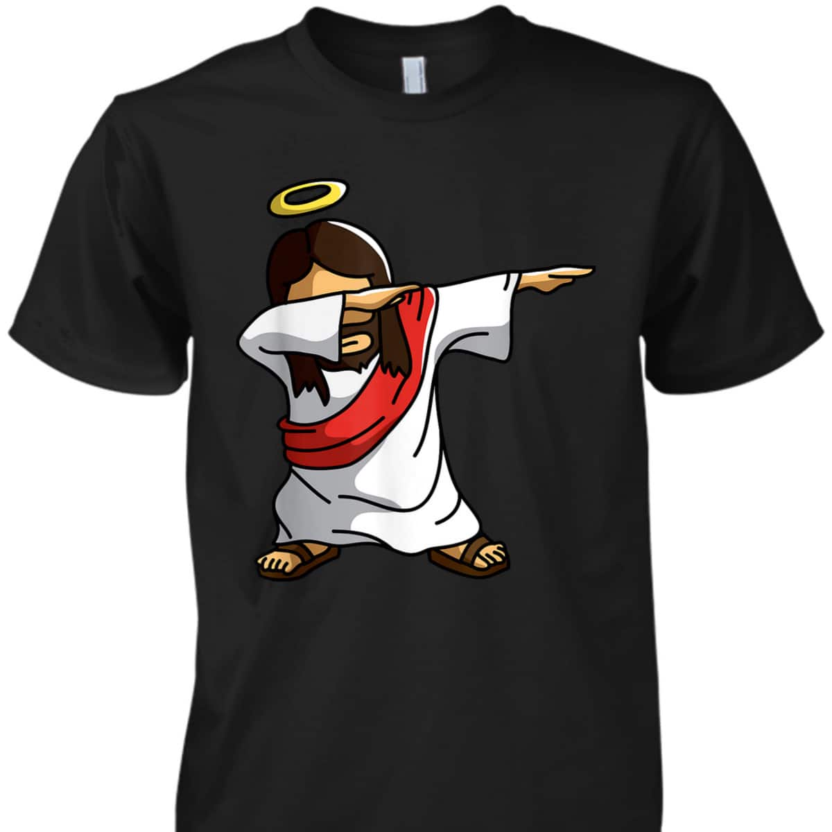 Dabbing Jesus Dancing T-Shirt Funny Christian Gift Dabbing Jesus Dancing T-Shirt Funny Christian Gift