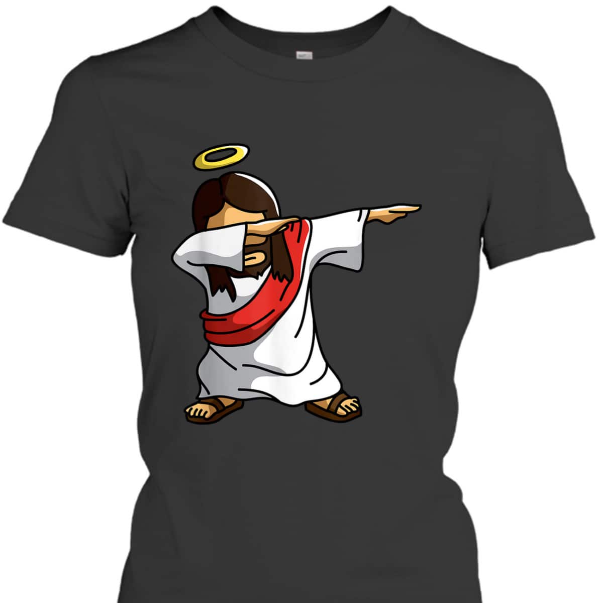 Dabbing Jesus Dancing T-Shirt Funny Christian Gift Dabbing Jesus Dancing T-Shirt Funny Christian Gift