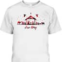 True Story Christmas Nativity Scene Xmas Buffalo Red Plaid T-Shirt