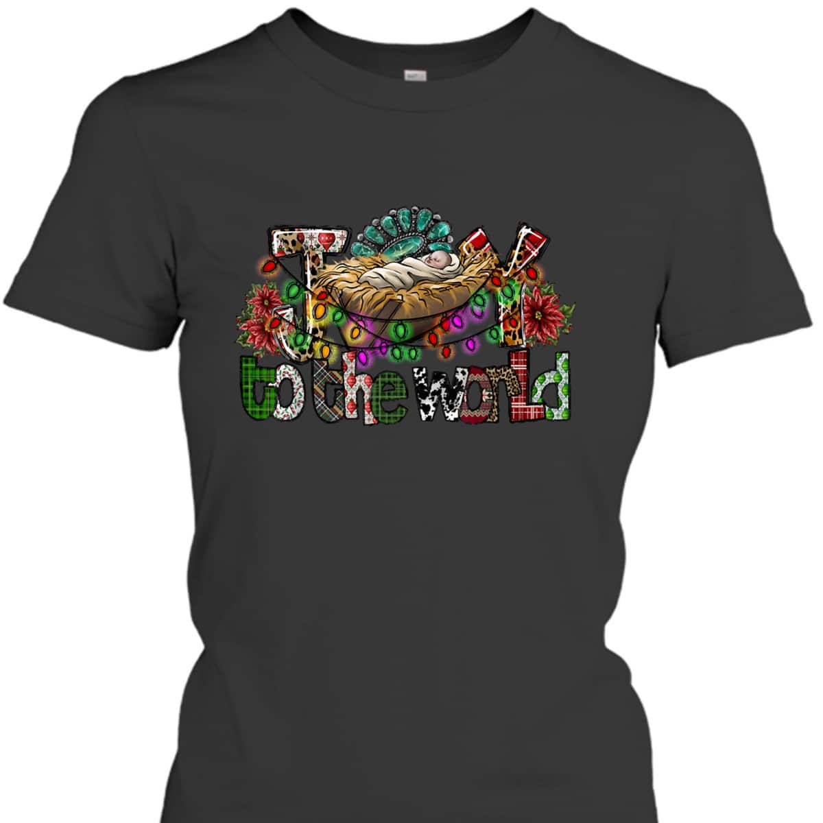 Joy To The World Christian Christmas Baby Jesus Xmas Holiday T-Shirt Joy To The World Christian Christmas Baby Jesus Xmas Holiday T-Shirt