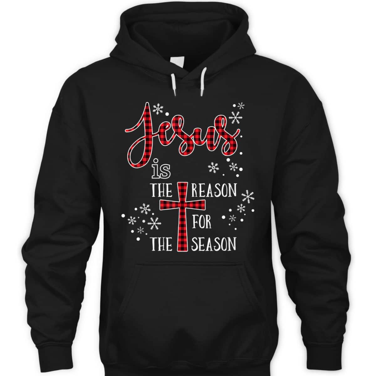 Cute Jesus Is The Reason For The Season Buffalo Plaid Pajama T-Shirt Cute Jesus Is The Reason For The Season Buffalo Plaid Pajama T-Shirt