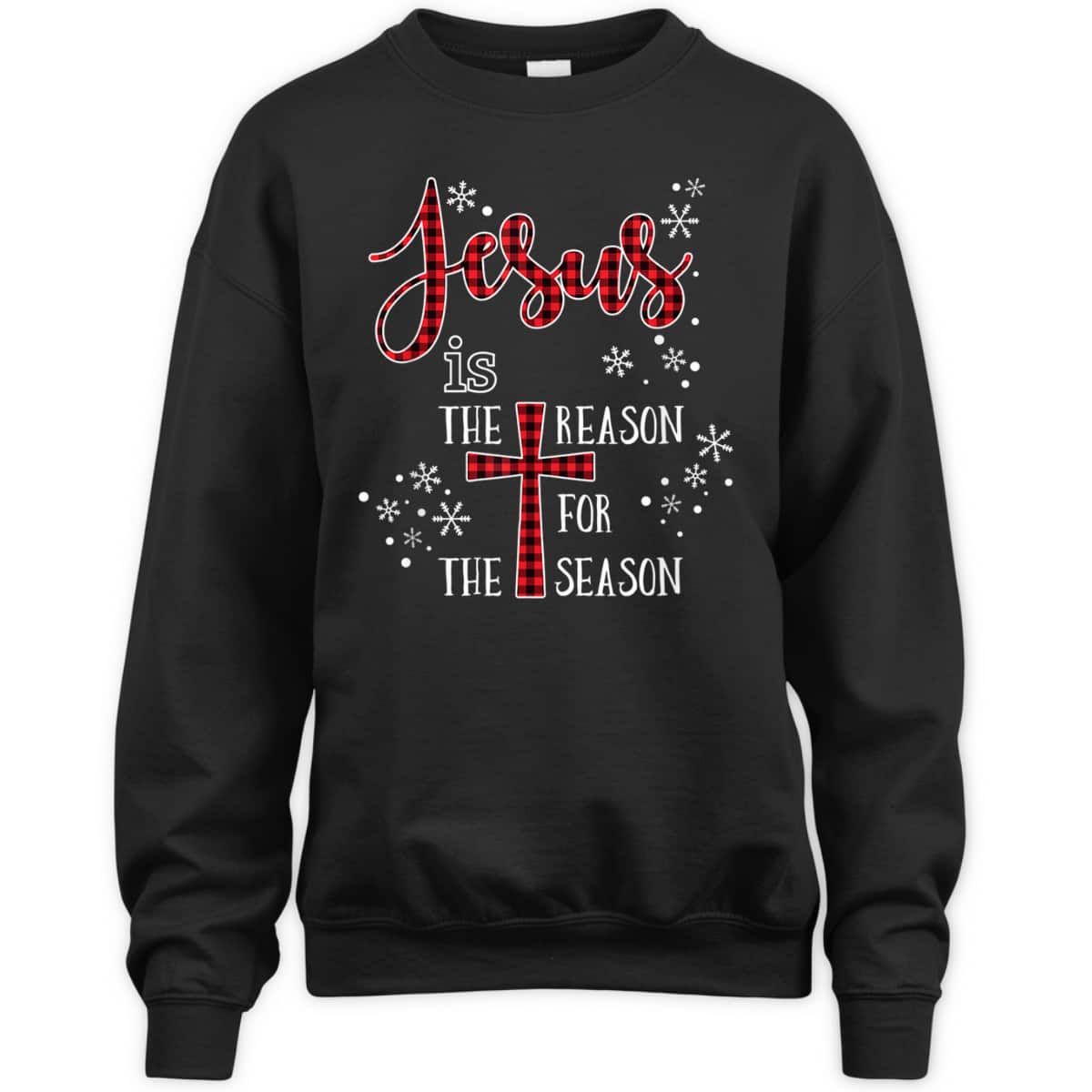 Cute Jesus Is The Reason For The Season Buffalo Plaid Pajama T-Shirt Cute Jesus Is The Reason For The Season Buffalo Plaid Pajama T-Shirt