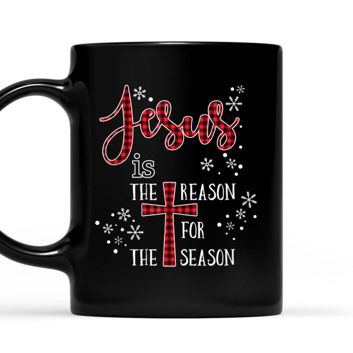 Cute Jesus Is The Reason For The Season Buffalo Plaid Pajama T-Shirt Cute Jesus Is The Reason For The Season Buffalo Plaid Pajama T-Shirt
