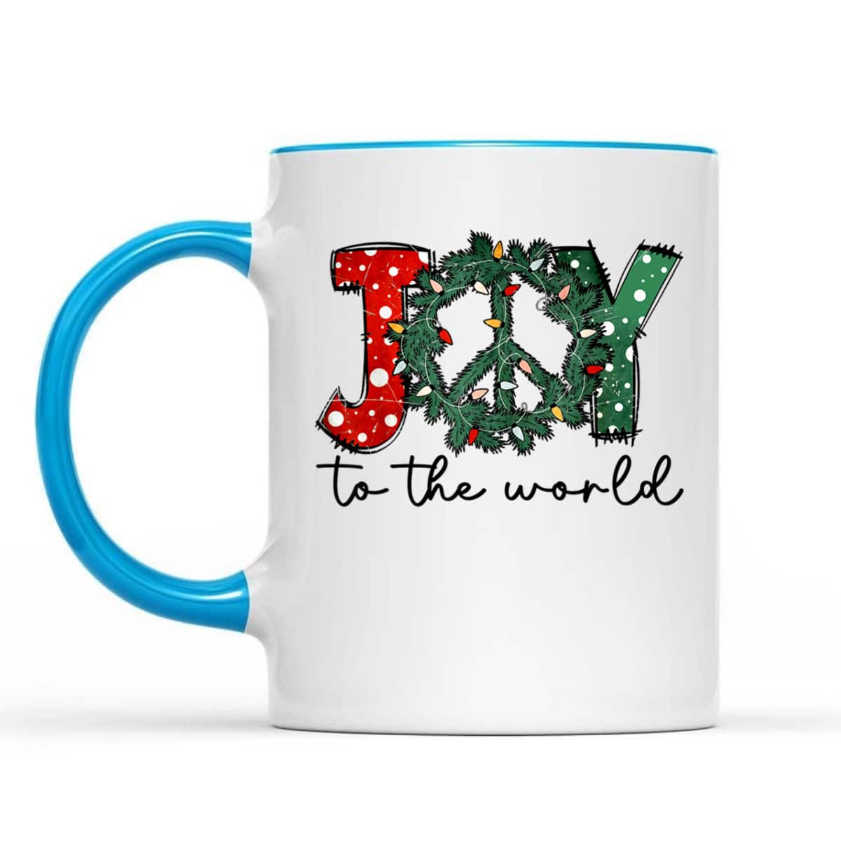 Retro Joy To The World Christmas Jesus Christian Xmas T-Shirt