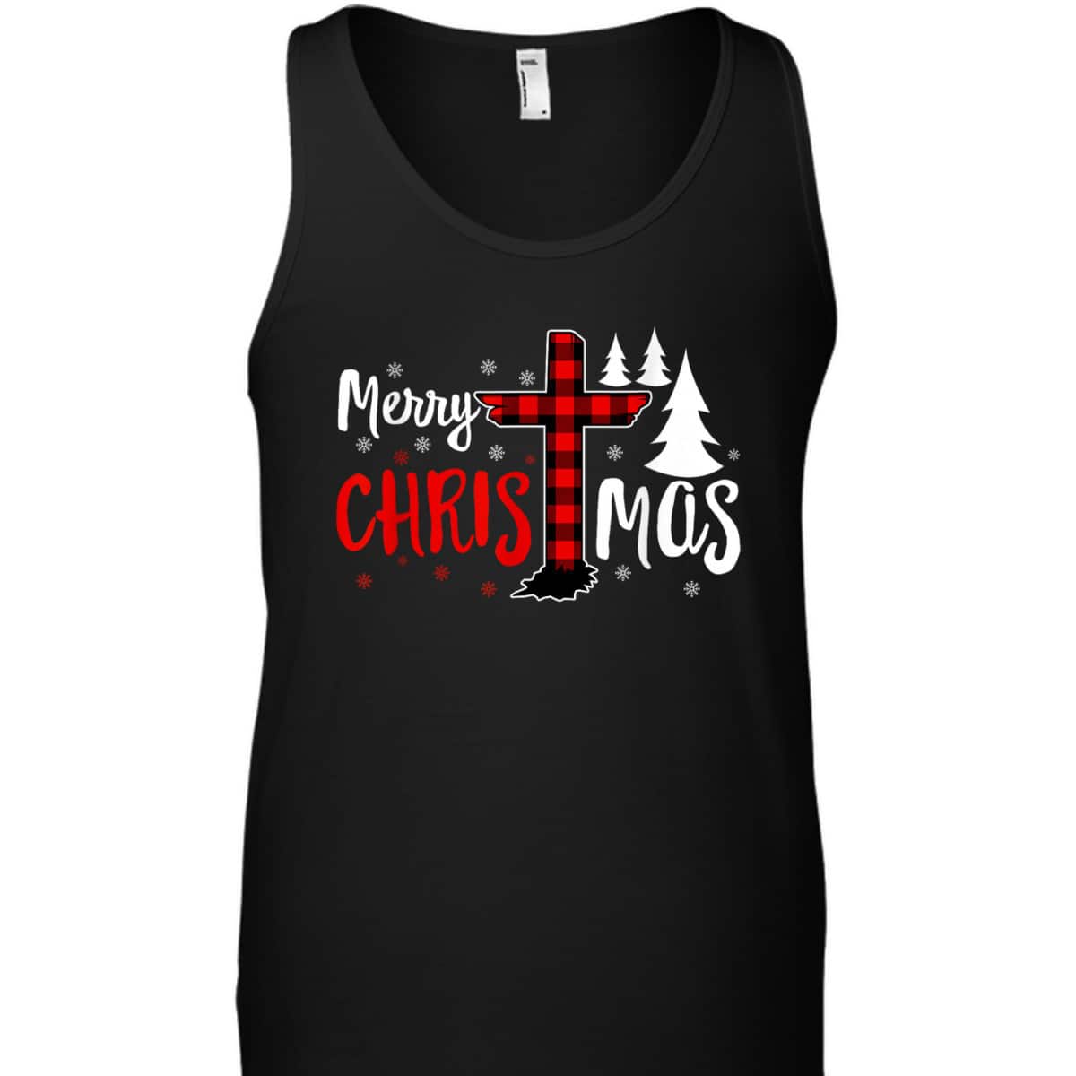 Merry Christmas Christians Buffalo Plaid Christian Faith Cross T-Shirt Merry Christmas Christians Buffalo Plaid Christian Faith Cross T-Shirt