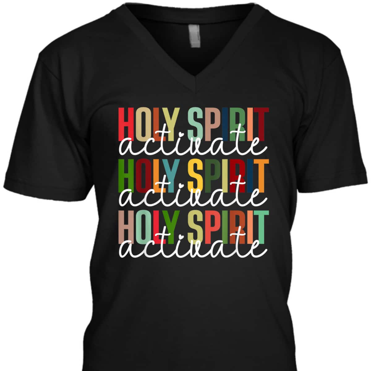 Holy Spirit Activate Christmas Xmas Christian Holiday T-Shirt