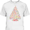 Names Of Jesus Christmas Tree Amazing Xmas Tree Christian Religious T-Shirt Names Of Jesus Christmas Tree Amazing Xmas Tree Christian Religious T-Shirt