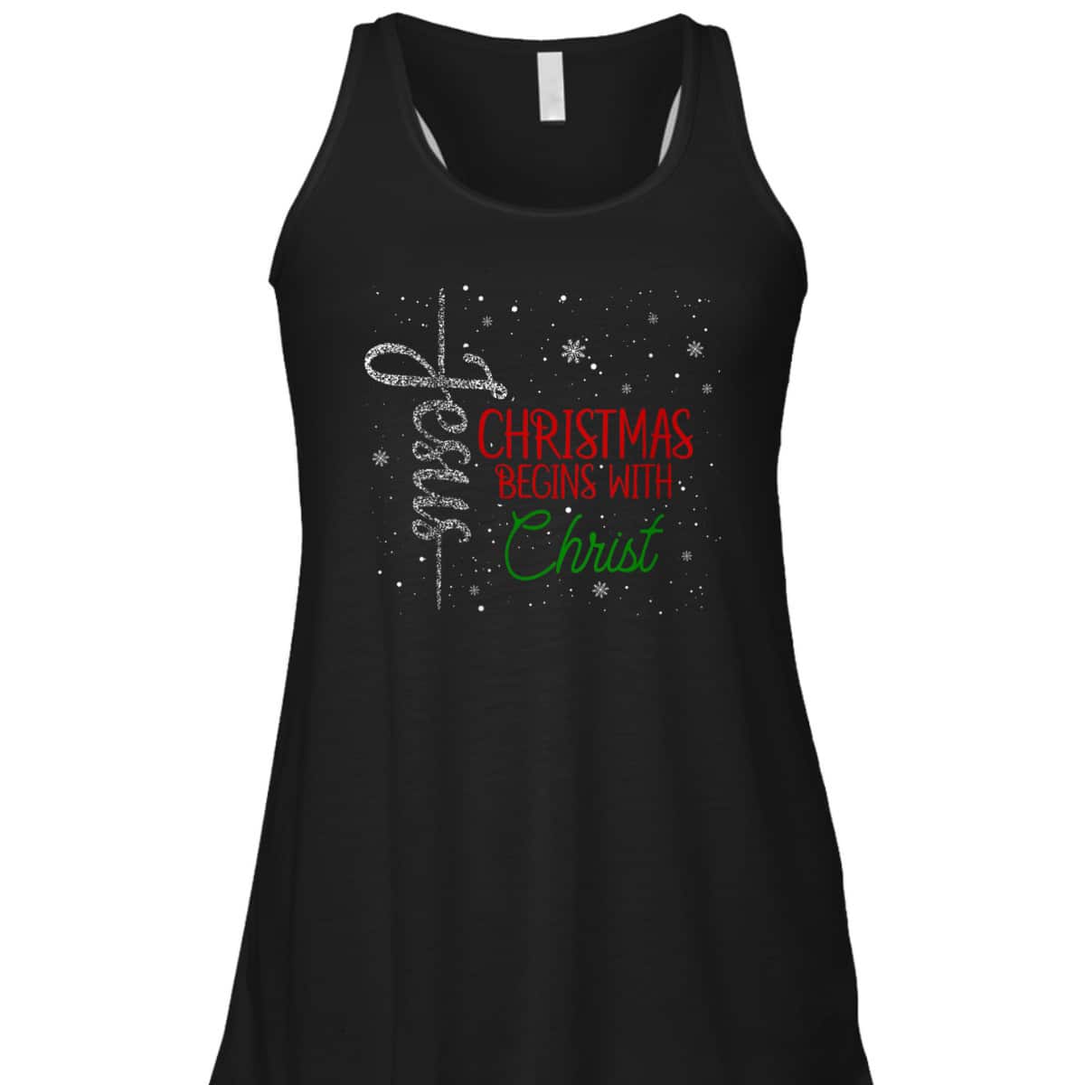 Christmas Begins With Christ Jesus Snowflake Christian Religious T-Shirt Christmas Begins With Christ Jesus Snowflake Christian Religious T-Shirt