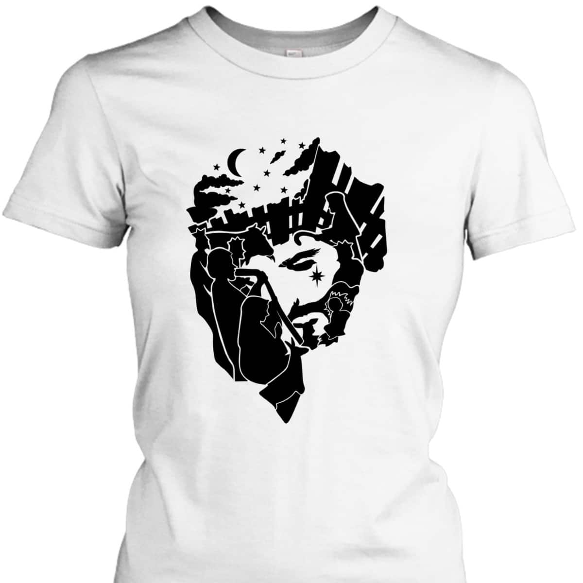 Jesus Nativity Scene Xmas Easter Religious Christmas T-Shirt Jesus Nativity Scene Xmas Easter Religious Christmas T-Shirt