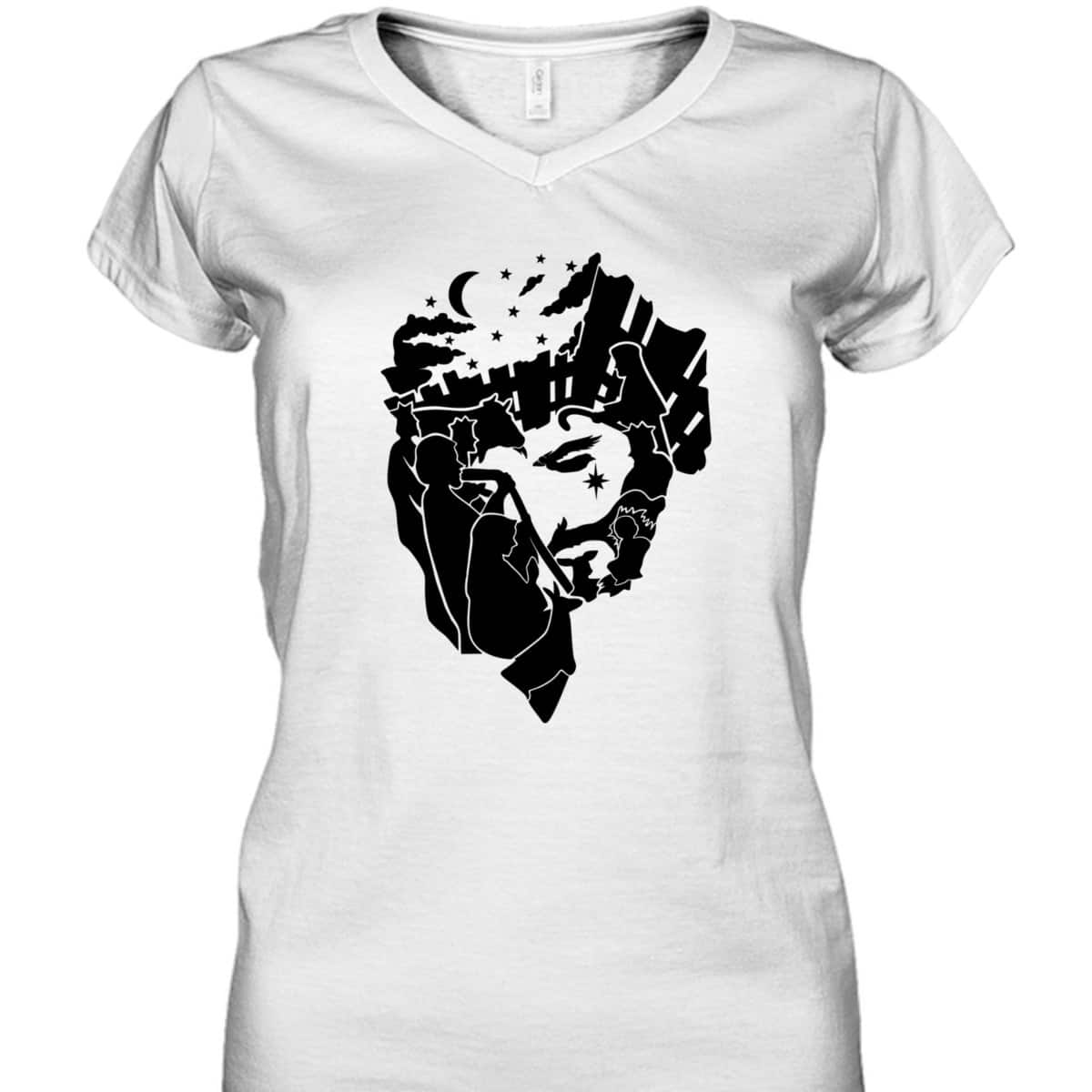 Jesus Nativity Scene Xmas Easter Religious Christmas T-Shirt Jesus Nativity Scene Xmas Easter Religious Christmas T-Shirt