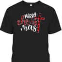 Buffalo Plaid Merry Christmas Christian Cross T-Shirt Buffalo Plaid Merry Christmas Christian Cross T-Shirt