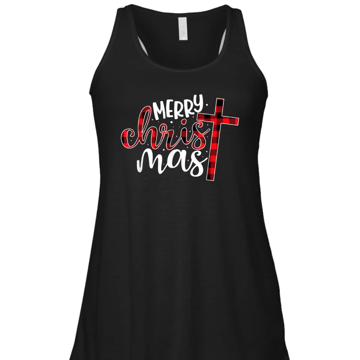 Buffalo Plaid Merry Christmas Christian Cross T-Shirt Buffalo Plaid Merry Christmas Christian Cross T-Shirt