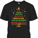 Jesus Wonderful Counselor Mighty God Xmas Christian Christmas T-Shirt