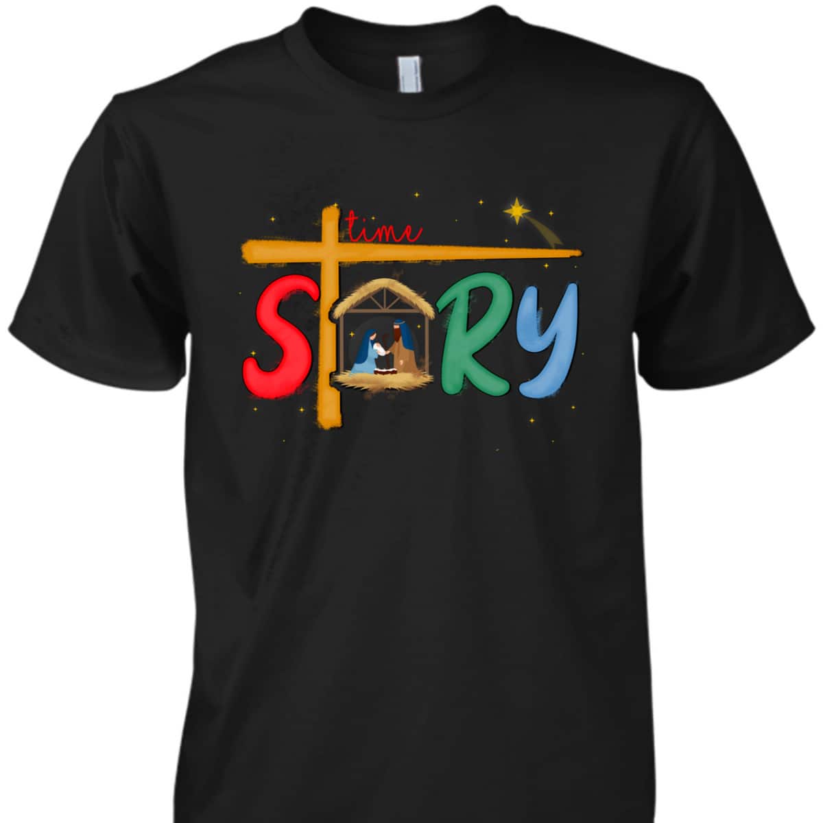 True The Story Christmas Nativity Jesus Christian Christmas T-Shirt True The Story Christmas Nativity Jesus Christian Christmas T-Shirt