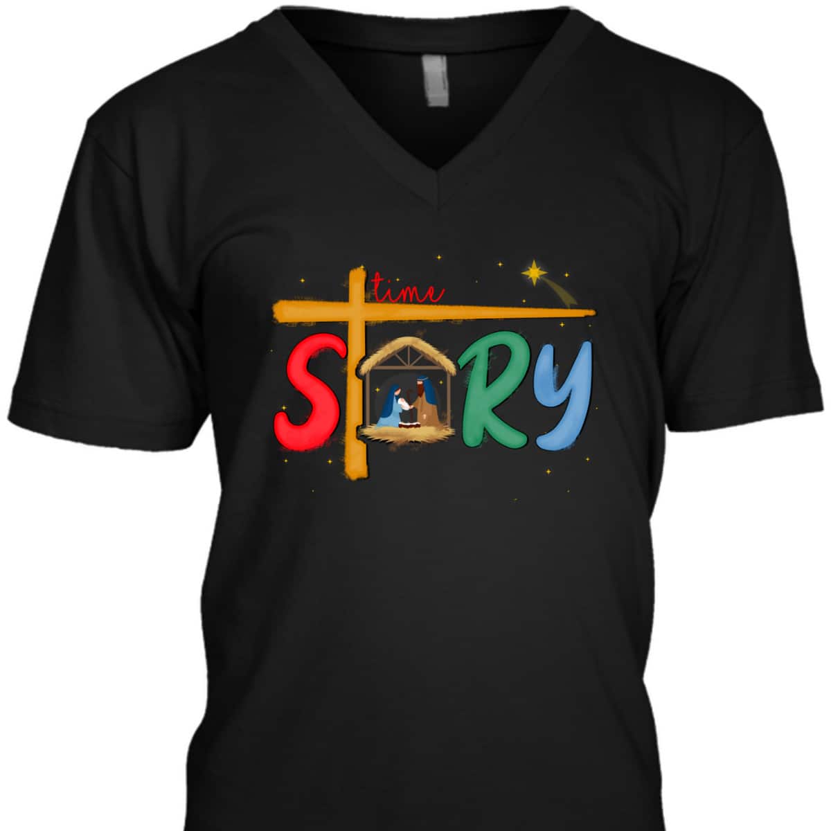 True The Story Christmas Nativity Jesus Christian Christmas T-Shirt True The Story Christmas Nativity Jesus Christian Christmas T-Shirt