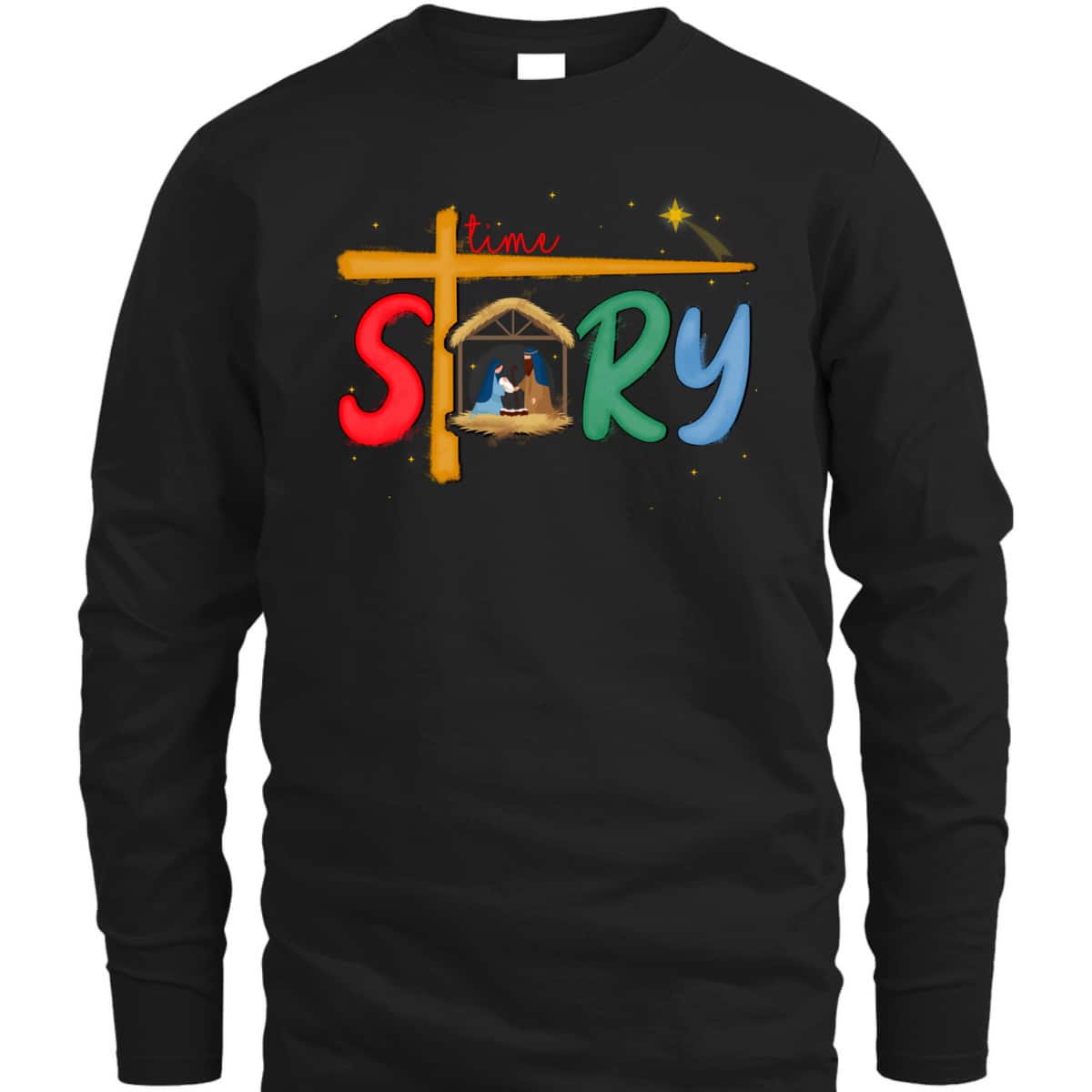 True The Story Christmas Nativity Jesus Christian Christmas T-Shirt True The Story Christmas Nativity Jesus Christian Christmas T-Shirt