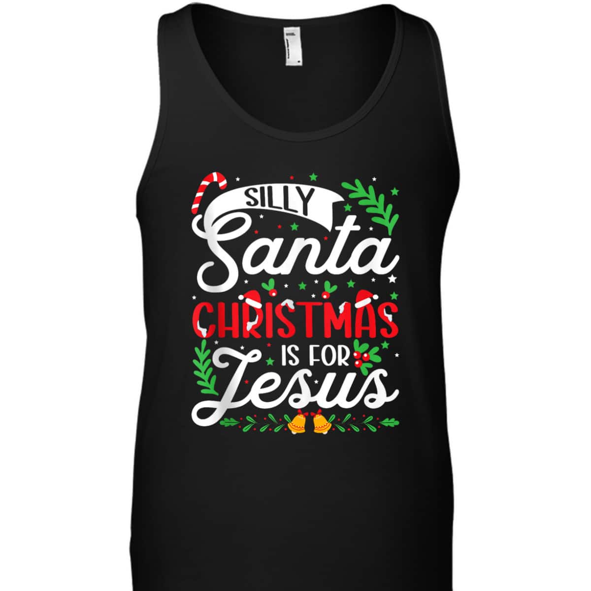 Silly Santa Christmas Is For Jesus Christian X-Mas Christian T-Shirt Silly Santa Christmas Is For Jesus Christian X-Mas Christian T-Shirt