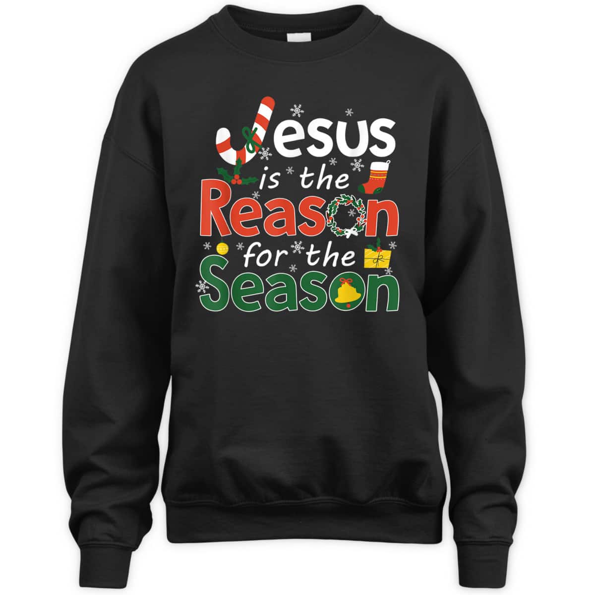 Jesus Is The Reason For The Season T-Shirt Faith Christian Christmas Jesus Is The Reason For The Season T-Shirt Faith Christian Christmas