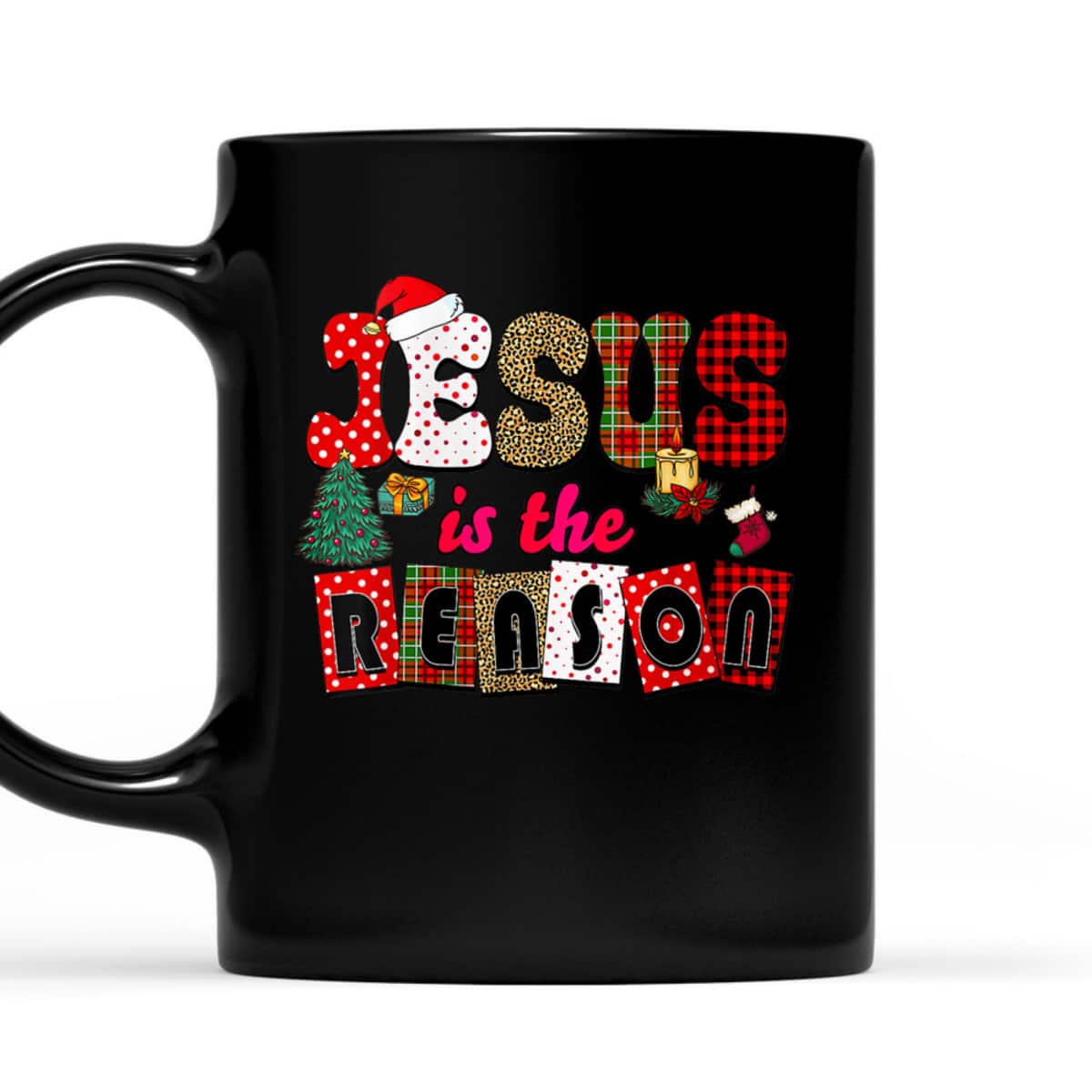 Merry Christmas Jesus The Reason Christian Faith Xmas Tree T-Shirt Merry Christmas Jesus The Reason Christian Faith Xmas Tree T-Shirt