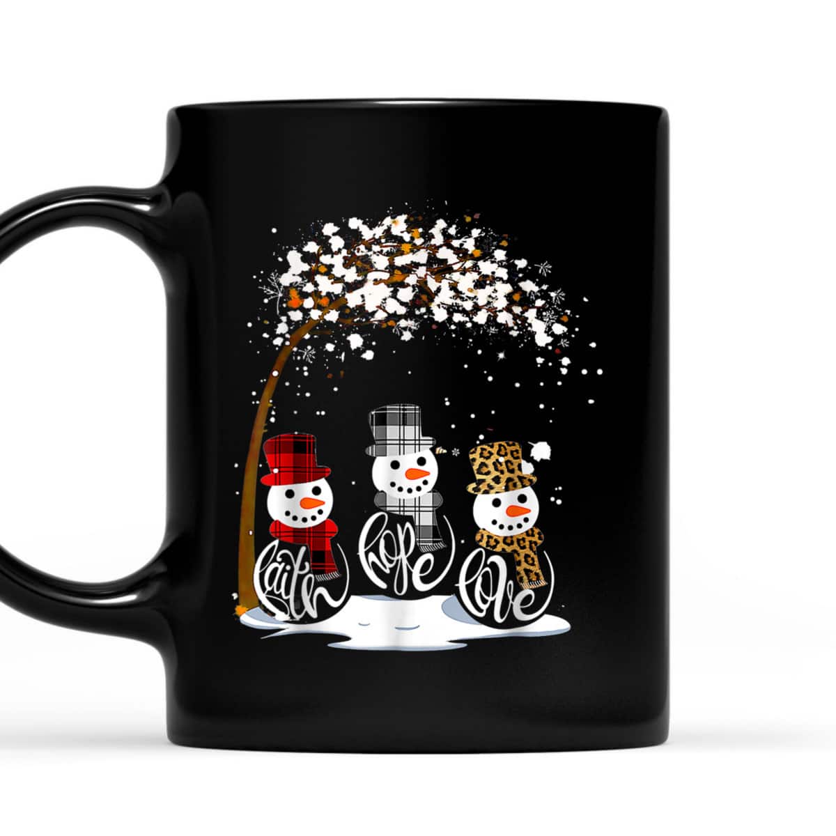 Christmas Faith Hope Love Snowman Funny Xmas For Christian T-Shirt Christmas Faith Hope Love Snowman Funny Xmas For Christian T-Shirt