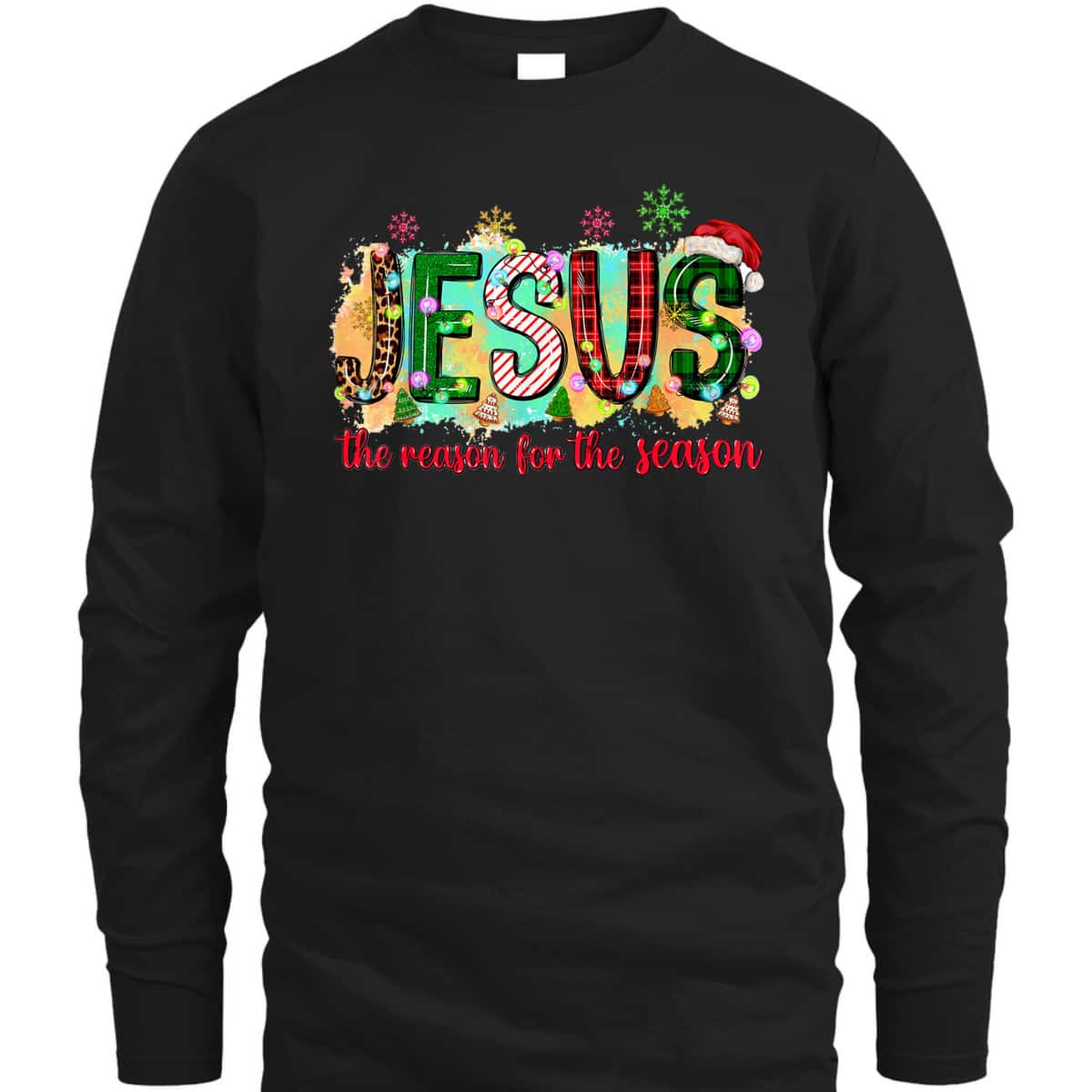Jesus Is The Reason For The Season Christian Faith Christmas Xmas T-Shirt