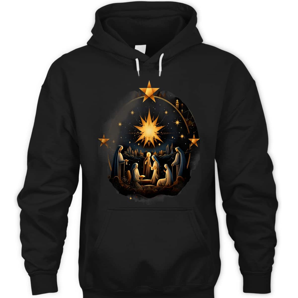 Christmas Birth Of Jesus Nativity Scene Star Christian X-Mas T-Shirt Christmas Birth Of Jesus Nativity Scene Star Christian X-Mas T-Shirt