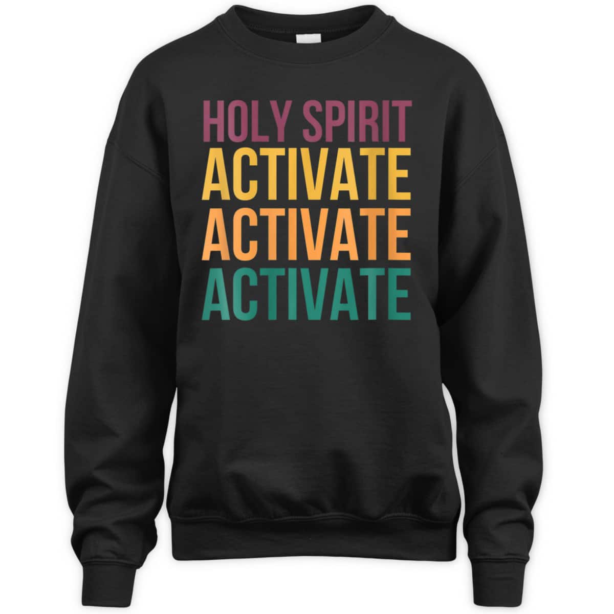 Funny Christian Meme Saying Holy Spirit Activate Jesus T-Shirt