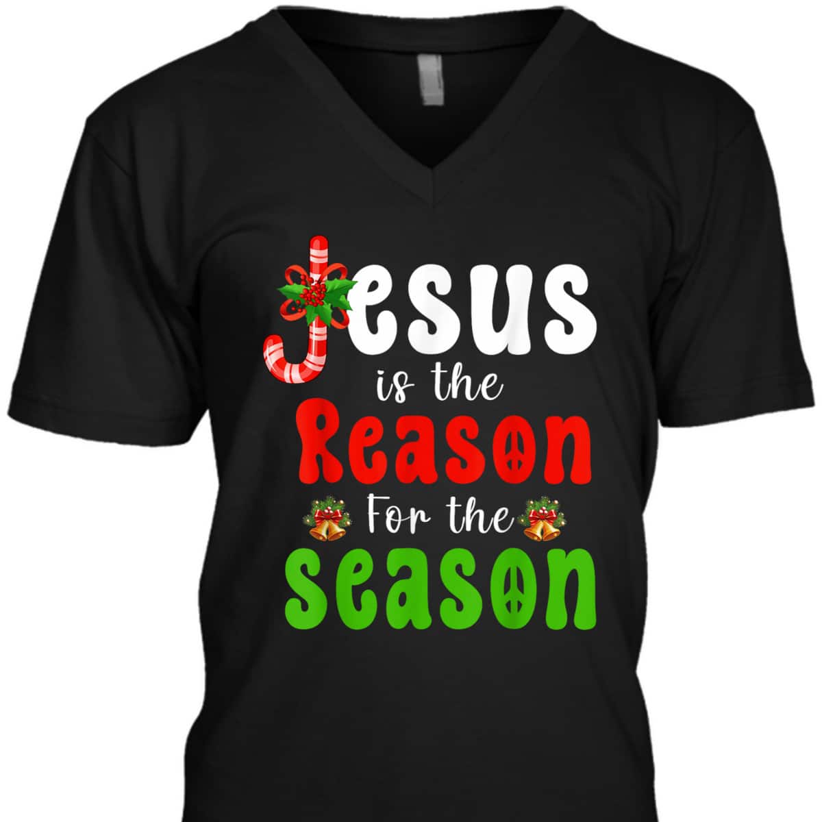 Jesus Is The Reason For The Season Christmas Xmas T-Shirt Christian Gifts