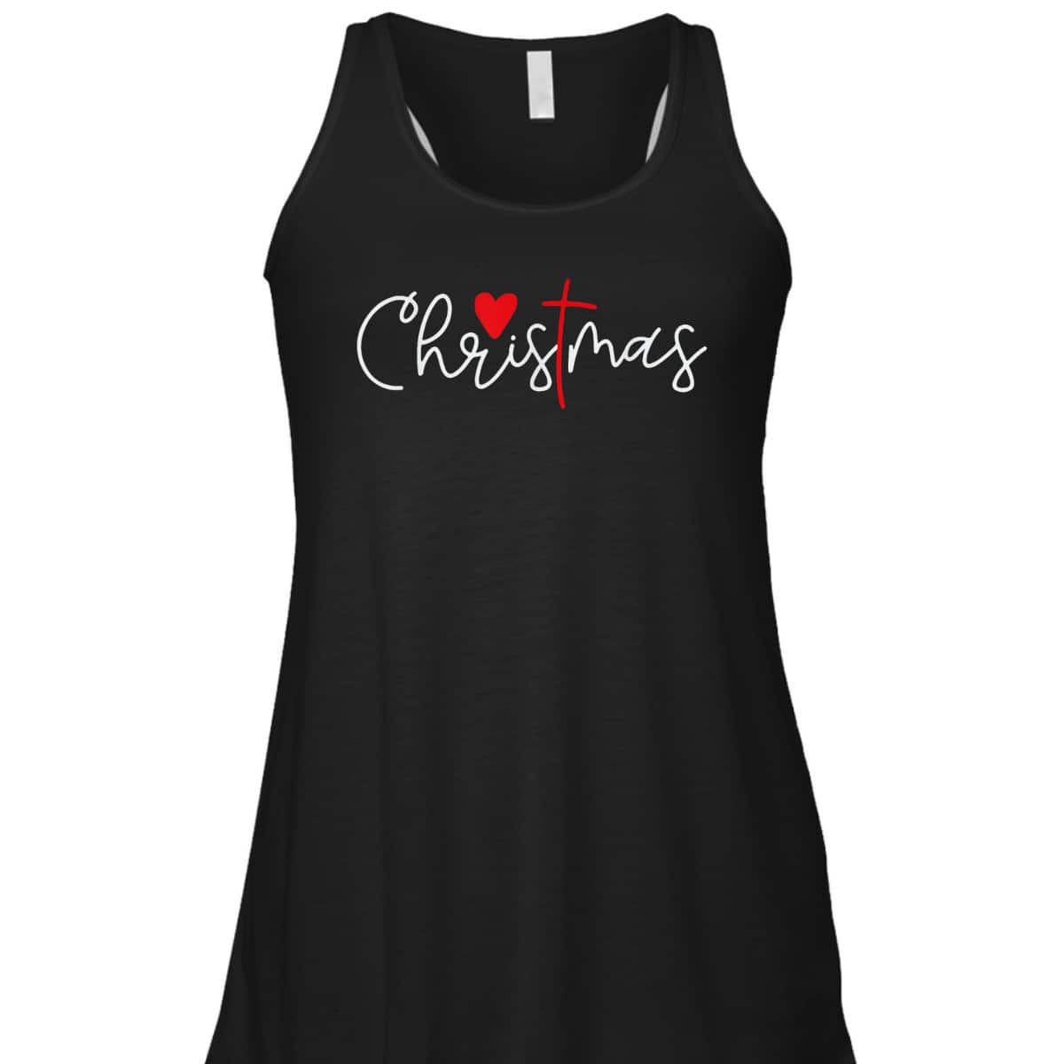 Cross Christmas Cute X Mas Pajama Christian Jesus Faith T-Shirt