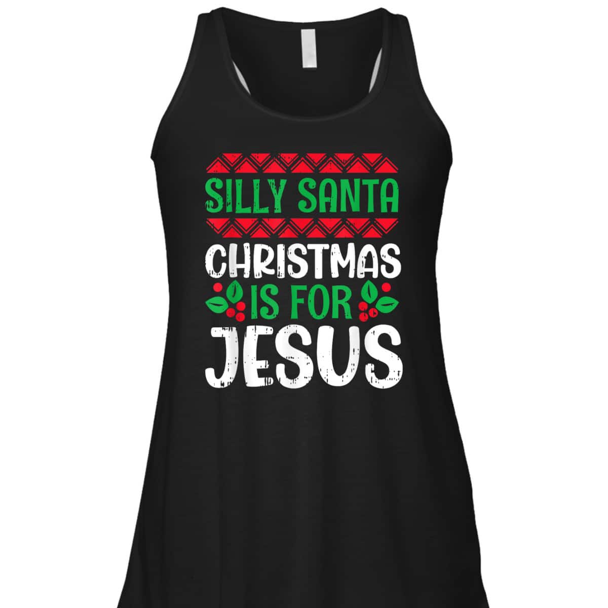 Silly Santa Christmas Is For Jesus X-Mas Christian T-Shirt