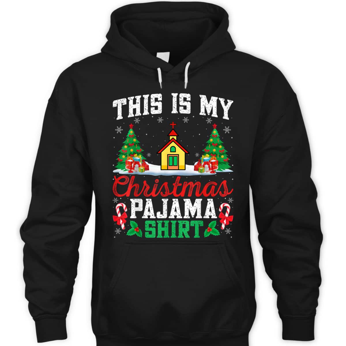 Christian Church Christmas Pajama Pastor Xmas Party T-Shirt
