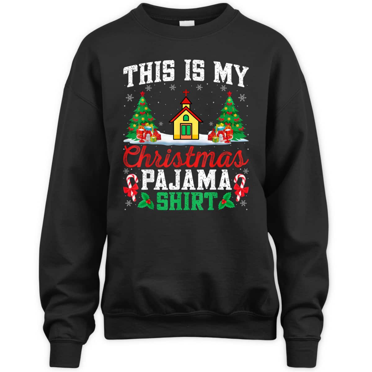 Christian Church Christmas Pajama Pastor Xmas Party T-Shirt