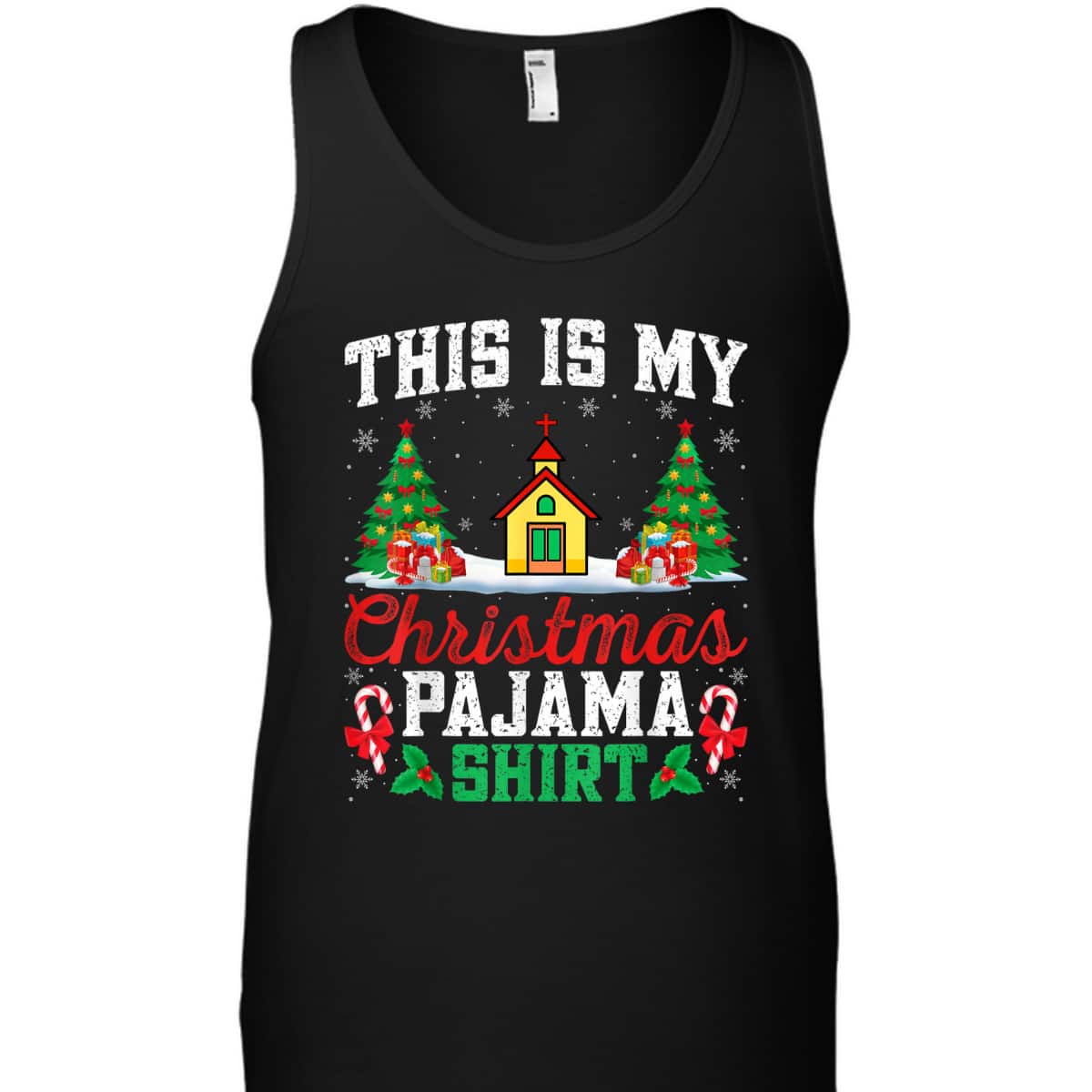 Christian Church Christmas Pajama Pastor Xmas Party T-Shirt