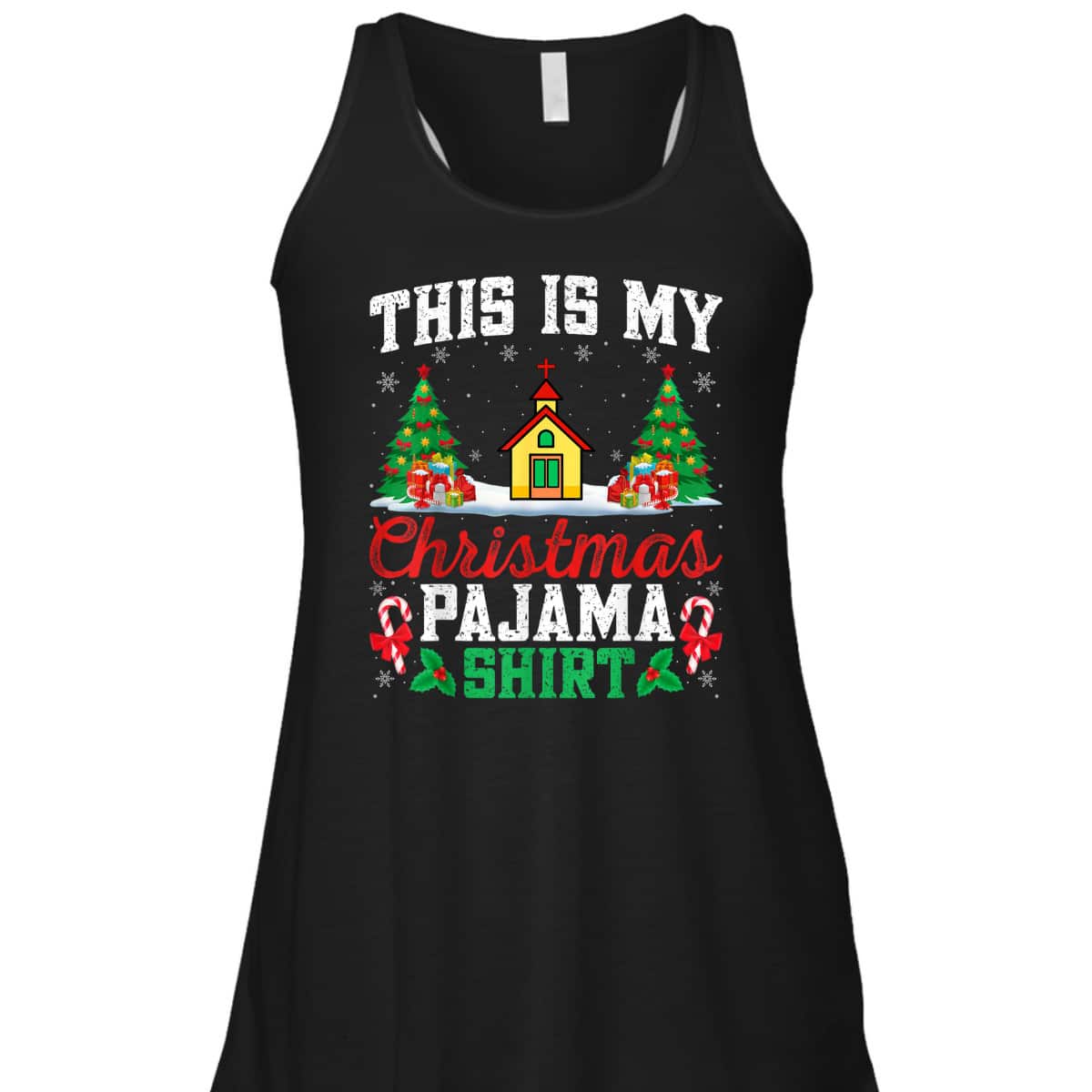 Christian Church Christmas Pajama Pastor Xmas Party T-Shirt