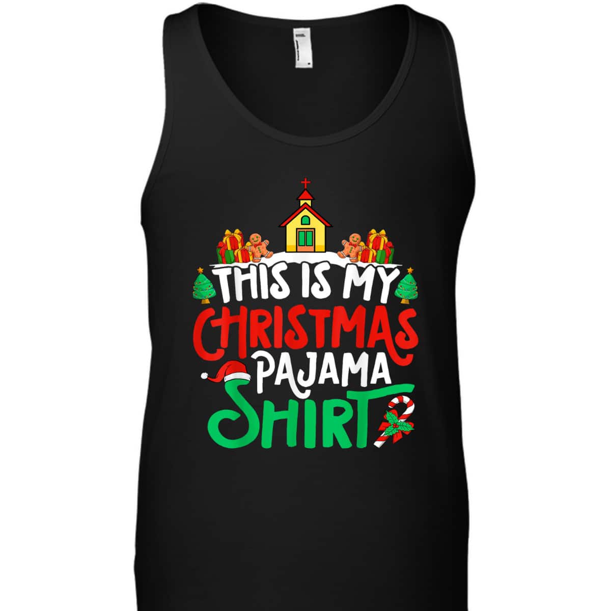 Christian Church Christmas Pajama Church Xmas Party T-Shirt