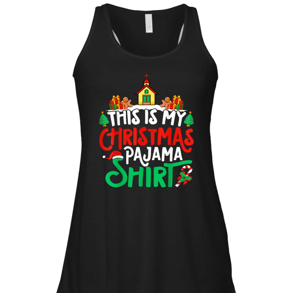 Christian Church Christmas Pajama Church Xmas Party T-Shirt
