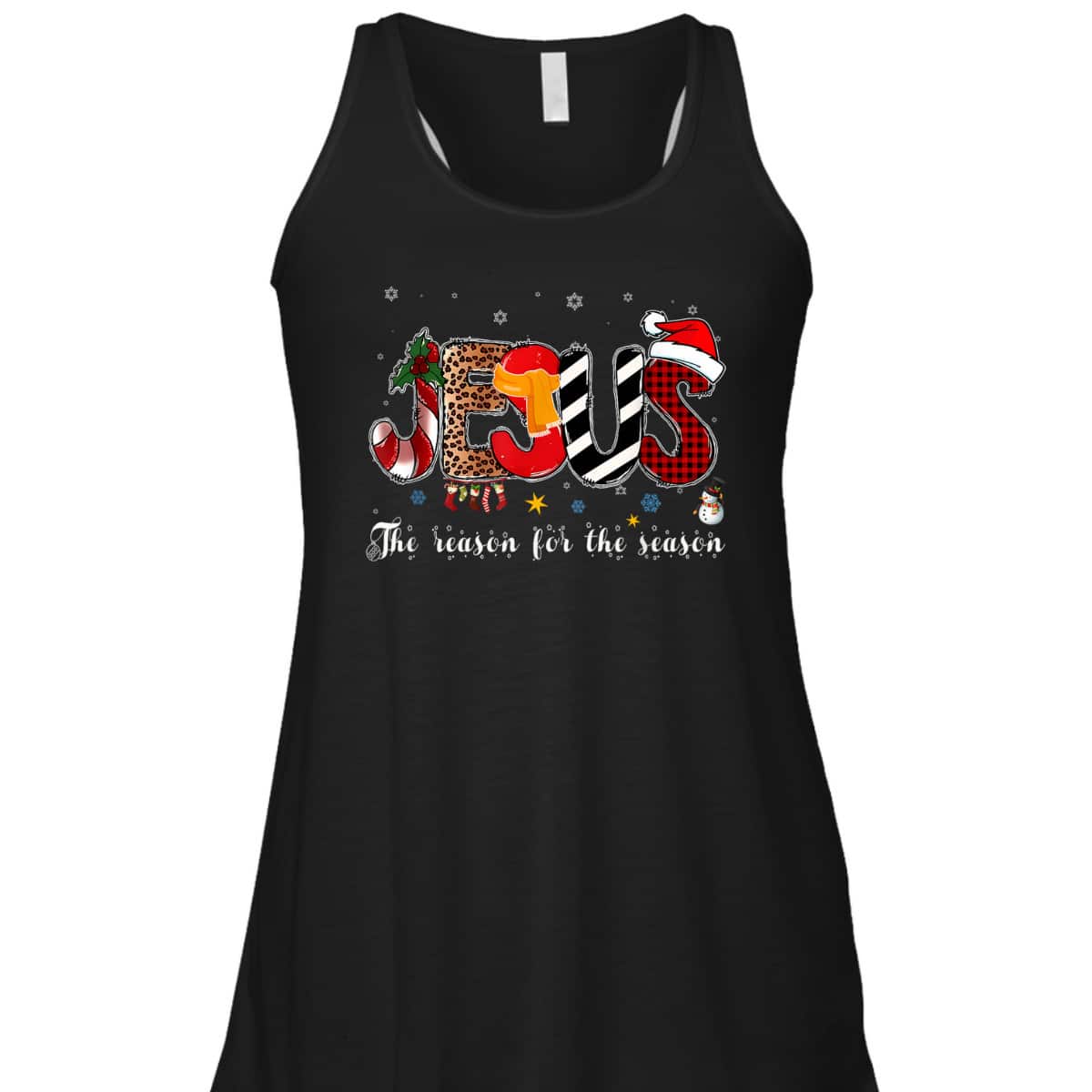 Christian Jesus Is The Reason For The Season Christmas Santa T-Shirt