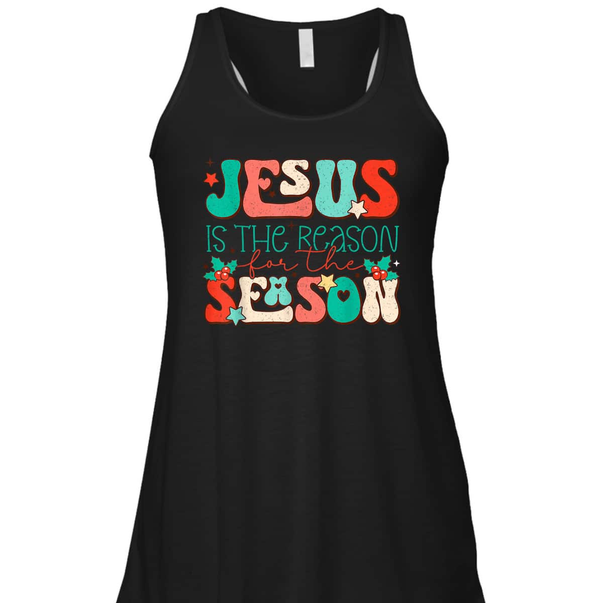 Christian Religious T-Shirt Jesus The Reason Xmas Holiday Season Christmas Gifts